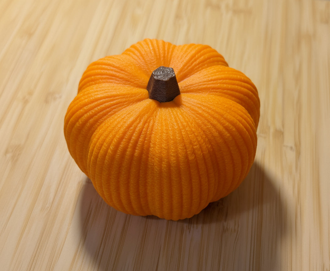 3D printed pumpkin