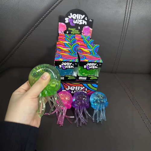Aurora Jellyfish Squishy — supplier photo showing product design. Listing includes one toy.