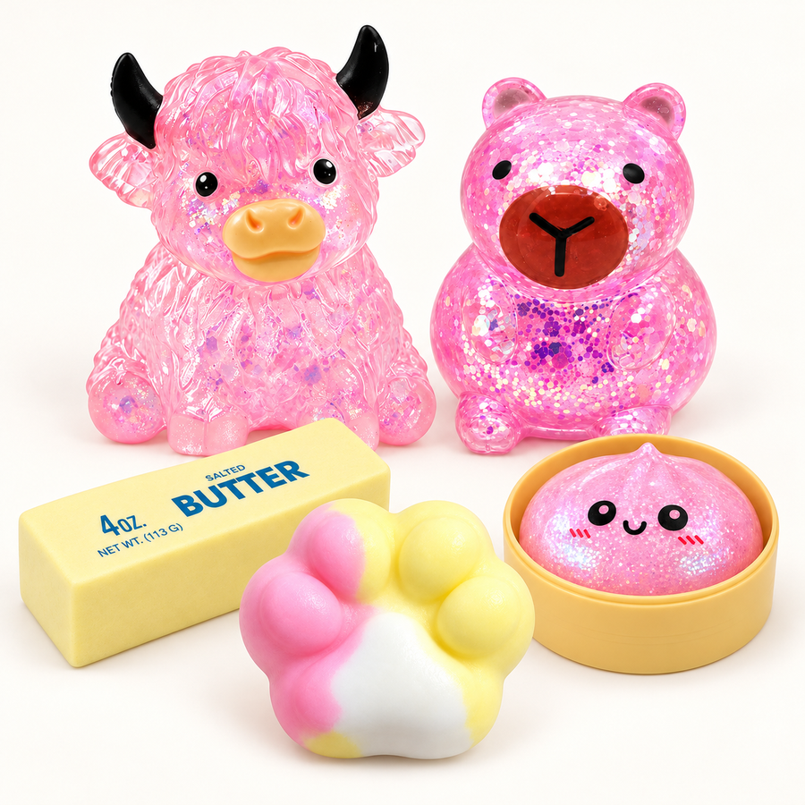 Squish Party — 5-Piece Gift Bundle